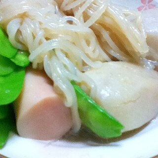 魚肉ソーセージと里芋の煮物